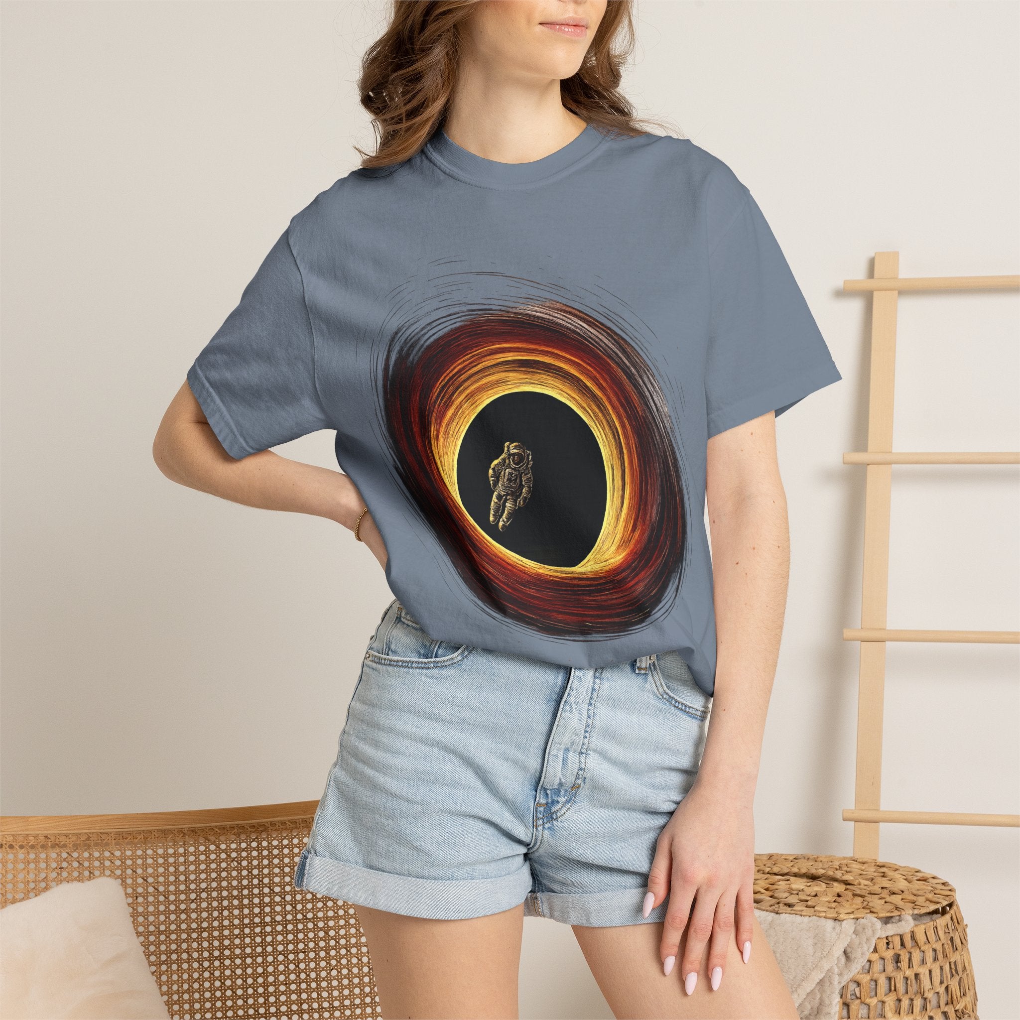 Astronaut Black Hole Graphic Tee