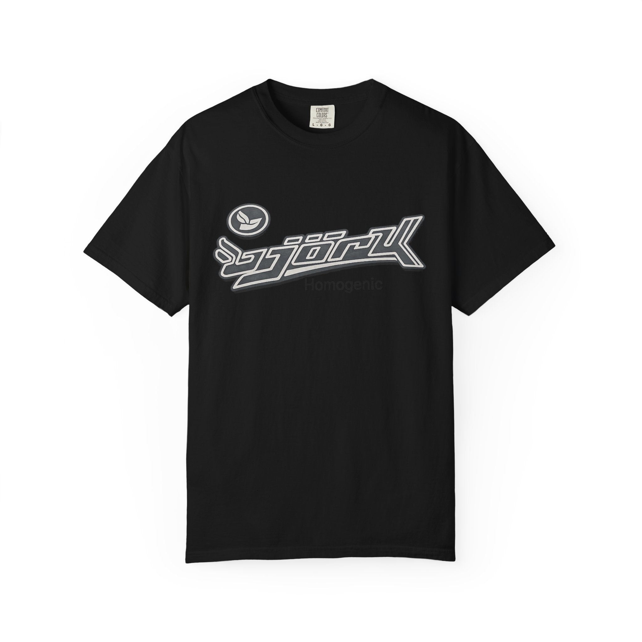 Retro Futuristic Logo T-Shirt — 'Sjørk' Graphic Tee