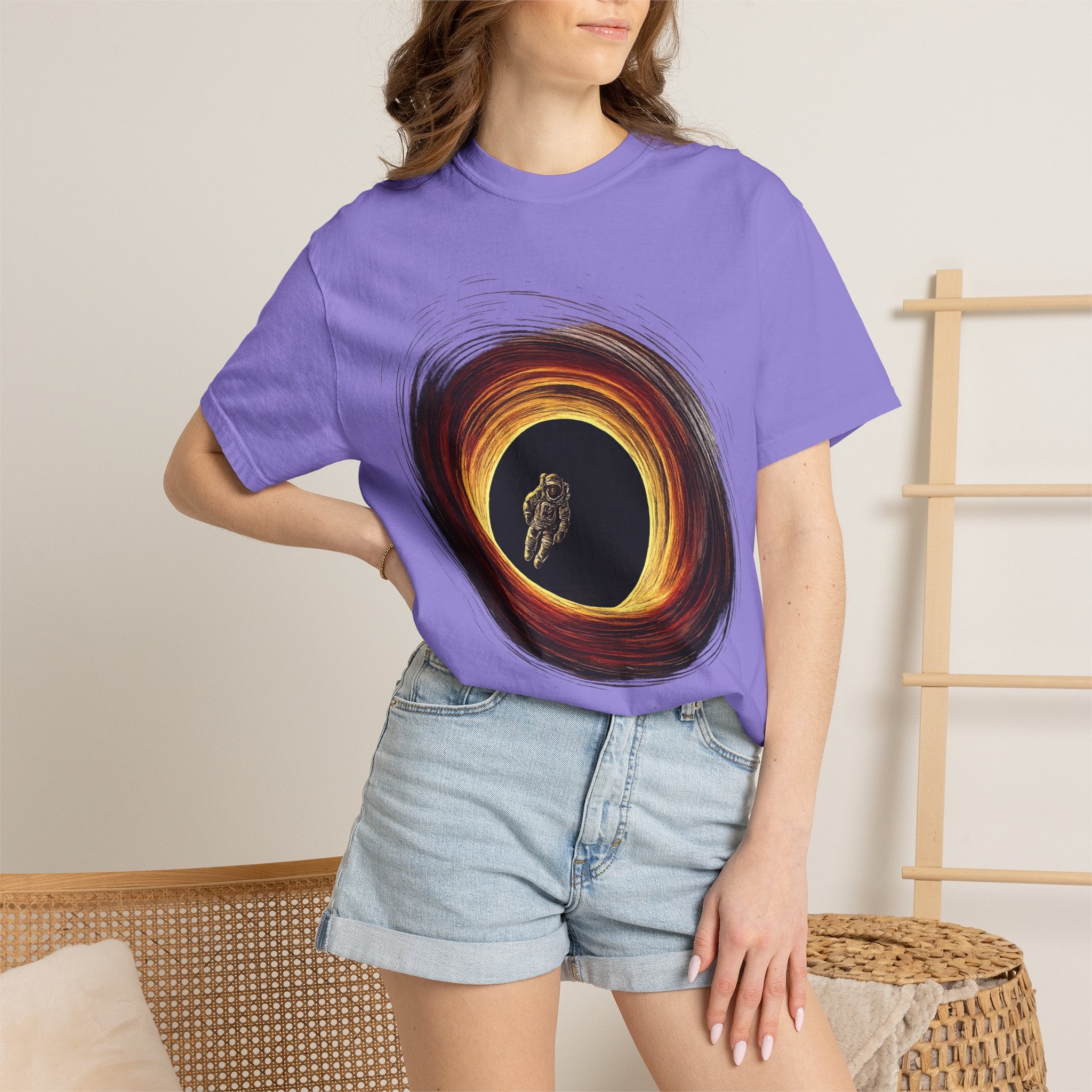 Astronaut Black Hole Graphic Tee