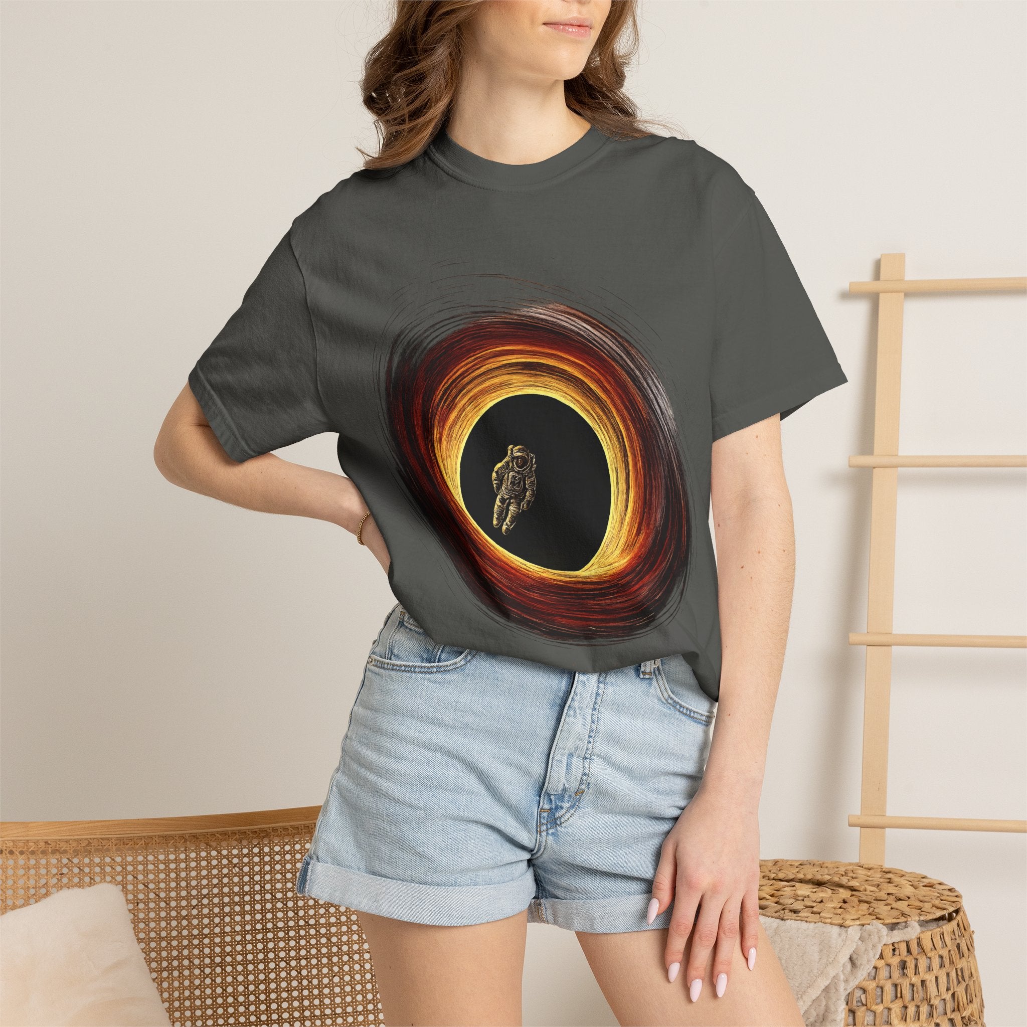 Astronaut Black Hole Graphic Tee