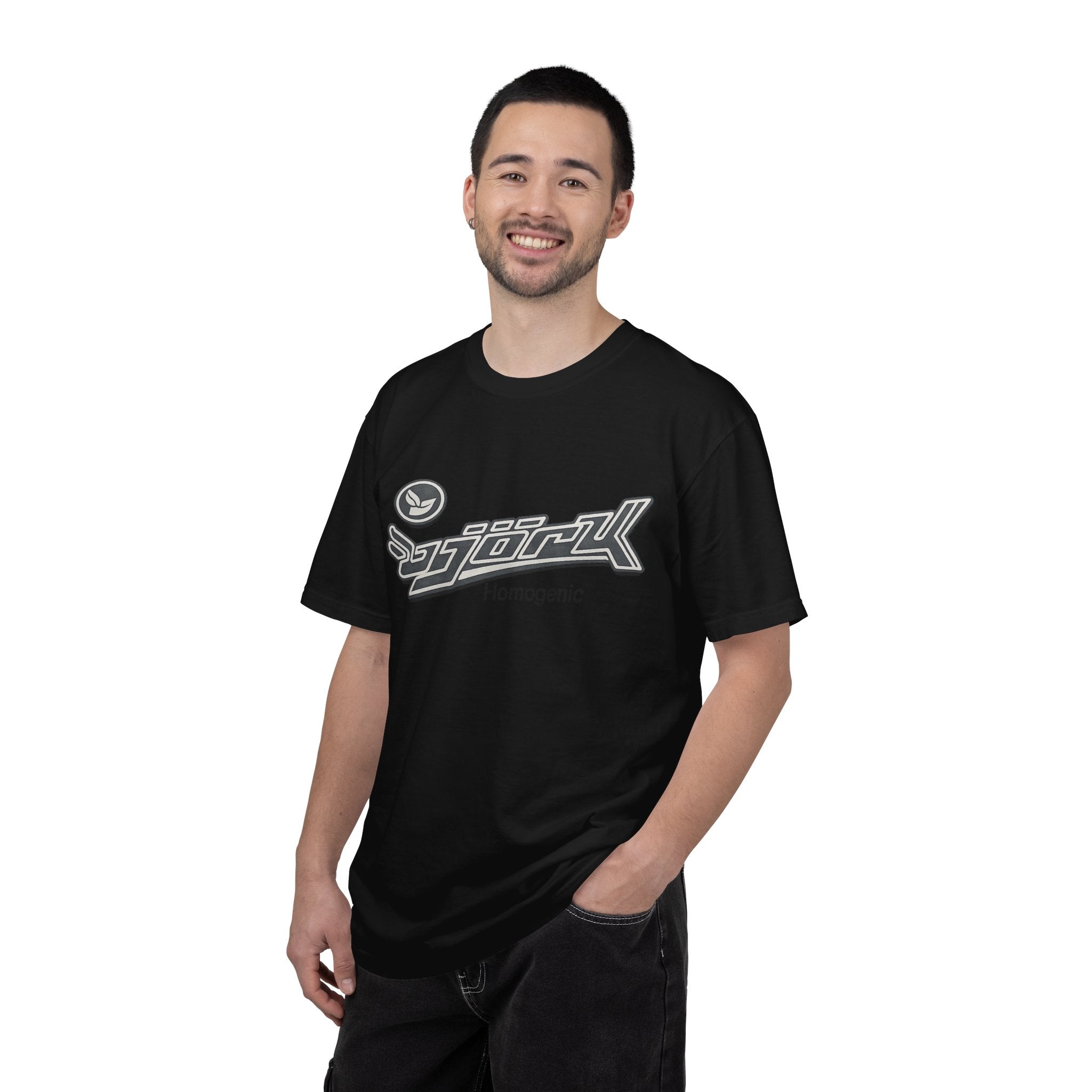 Retro Futuristic Logo T-Shirt — 'Sjørk' Graphic Tee