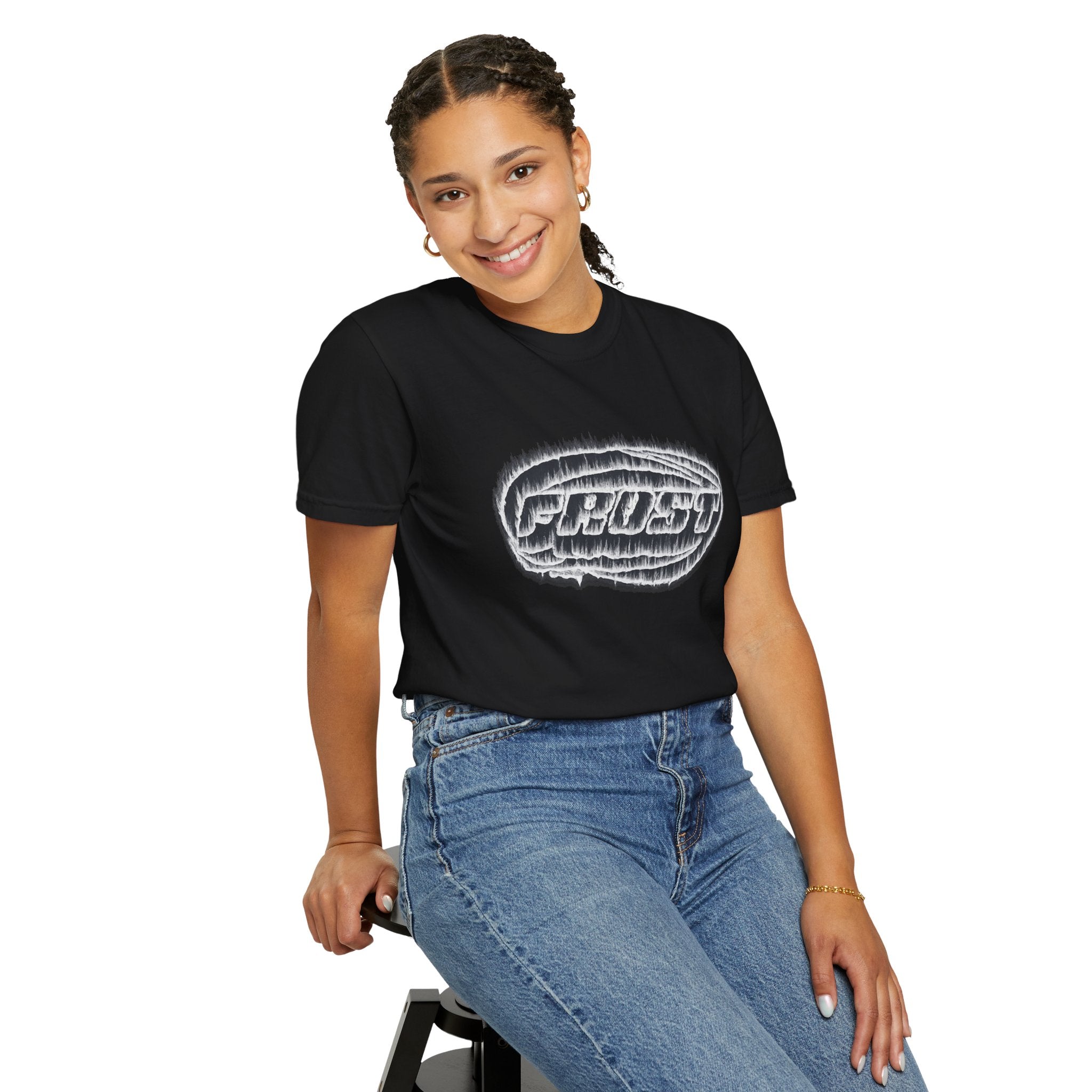 Frost Graphic T-Shirt — Retro Icy Logo Tee
