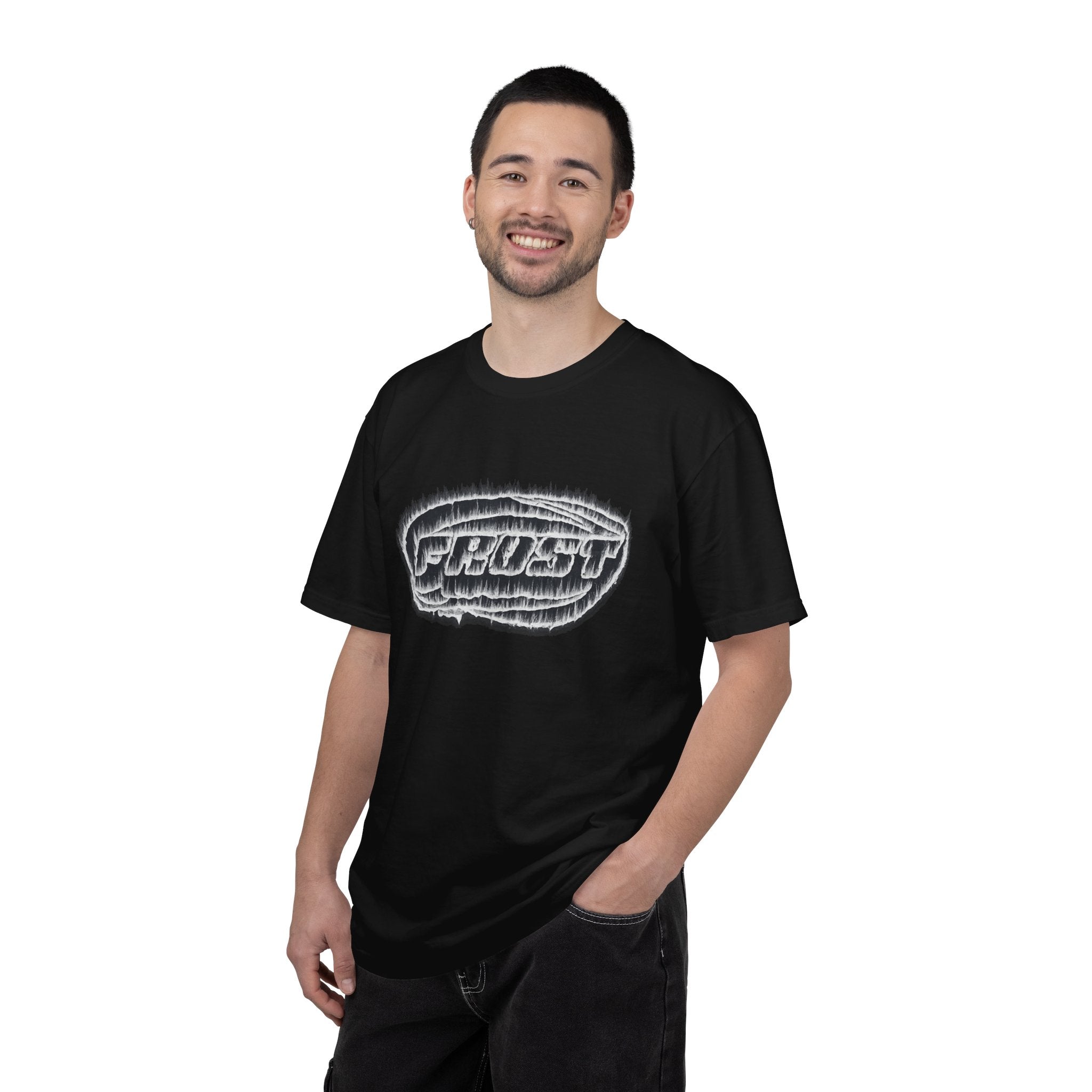 Frost Graphic T-Shirt — Retro Icy Logo Tee
