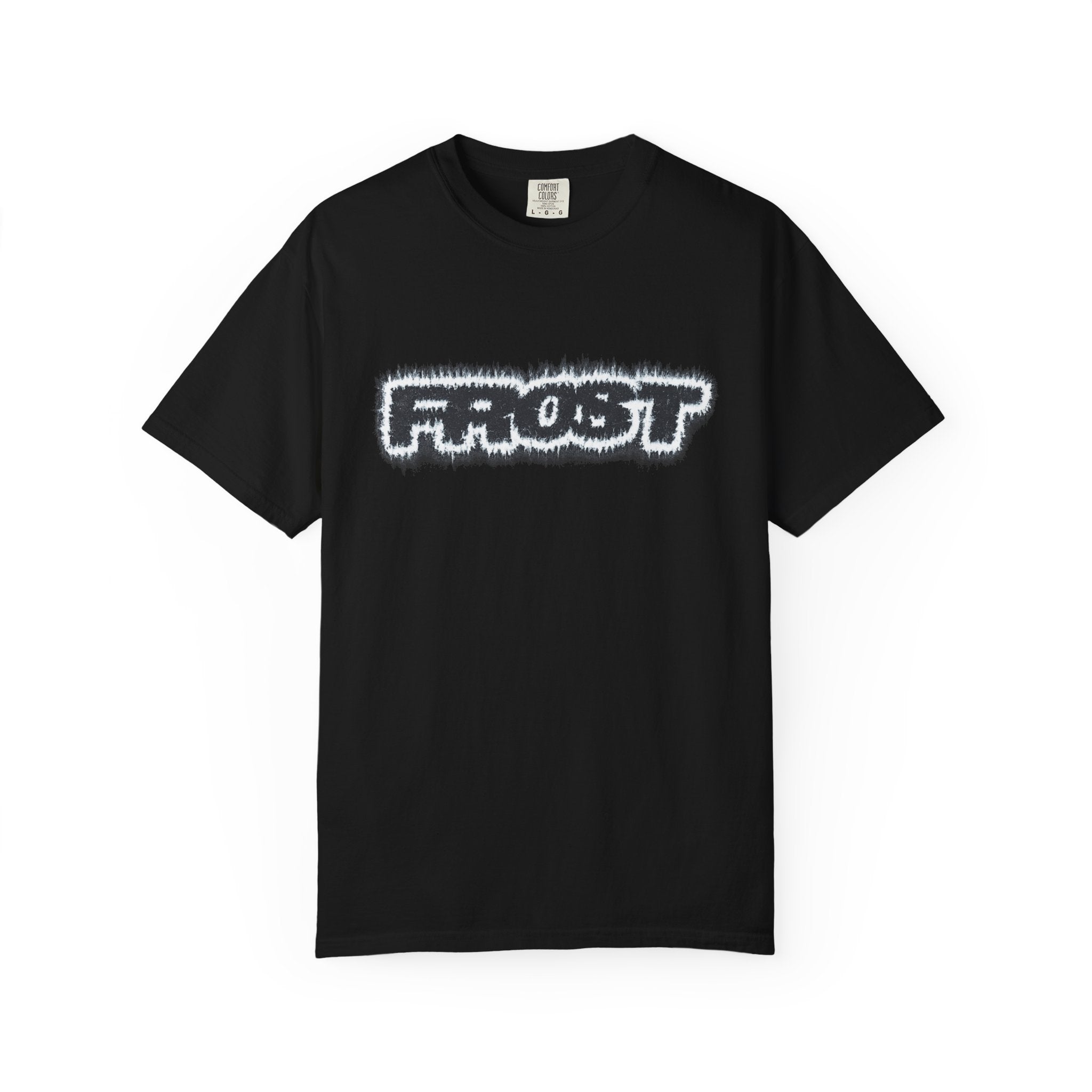 Frost Graphic T-Shirt — Icy Neon Text Tee