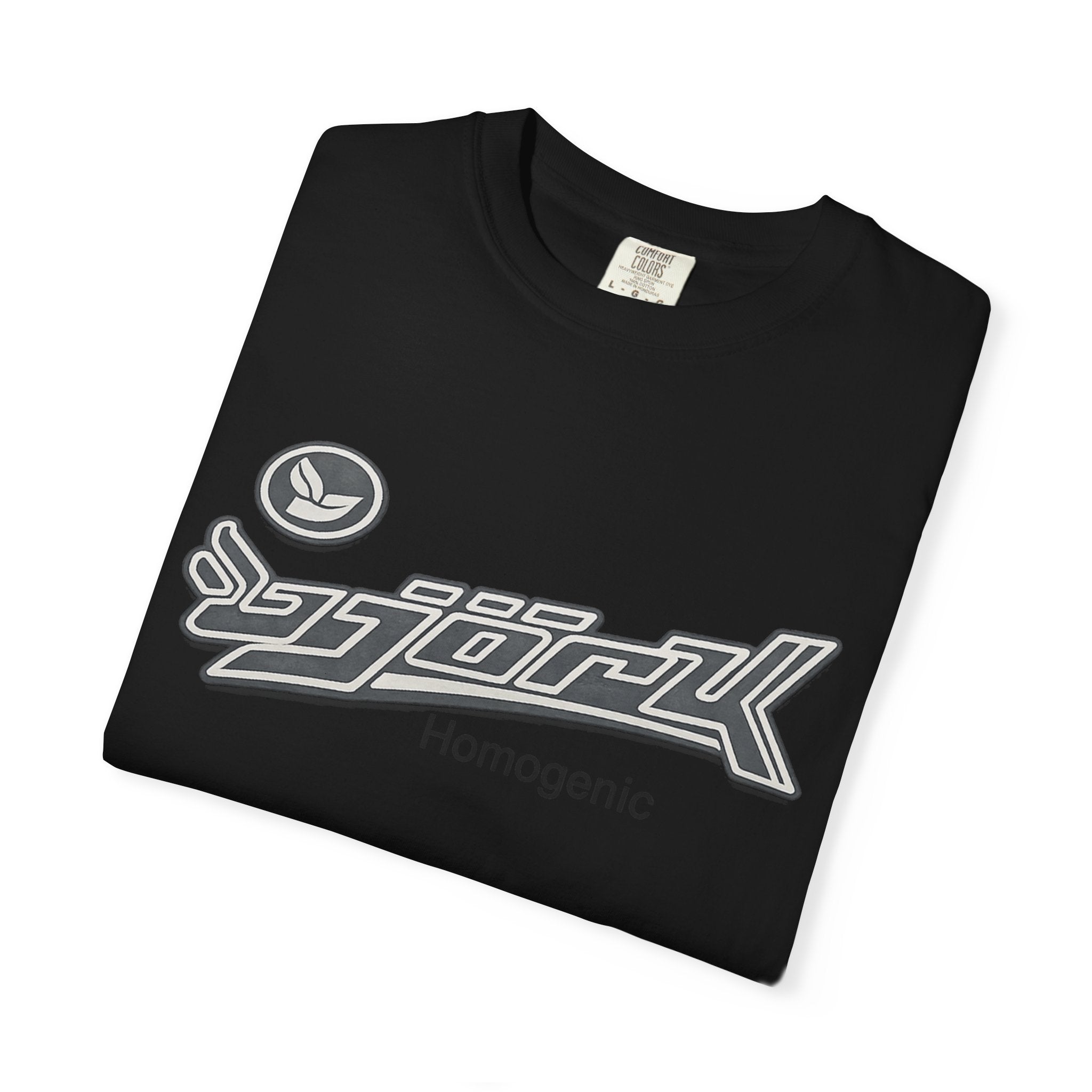 Retro Futuristic Logo T-Shirt — 'Sjørk' Graphic Tee
