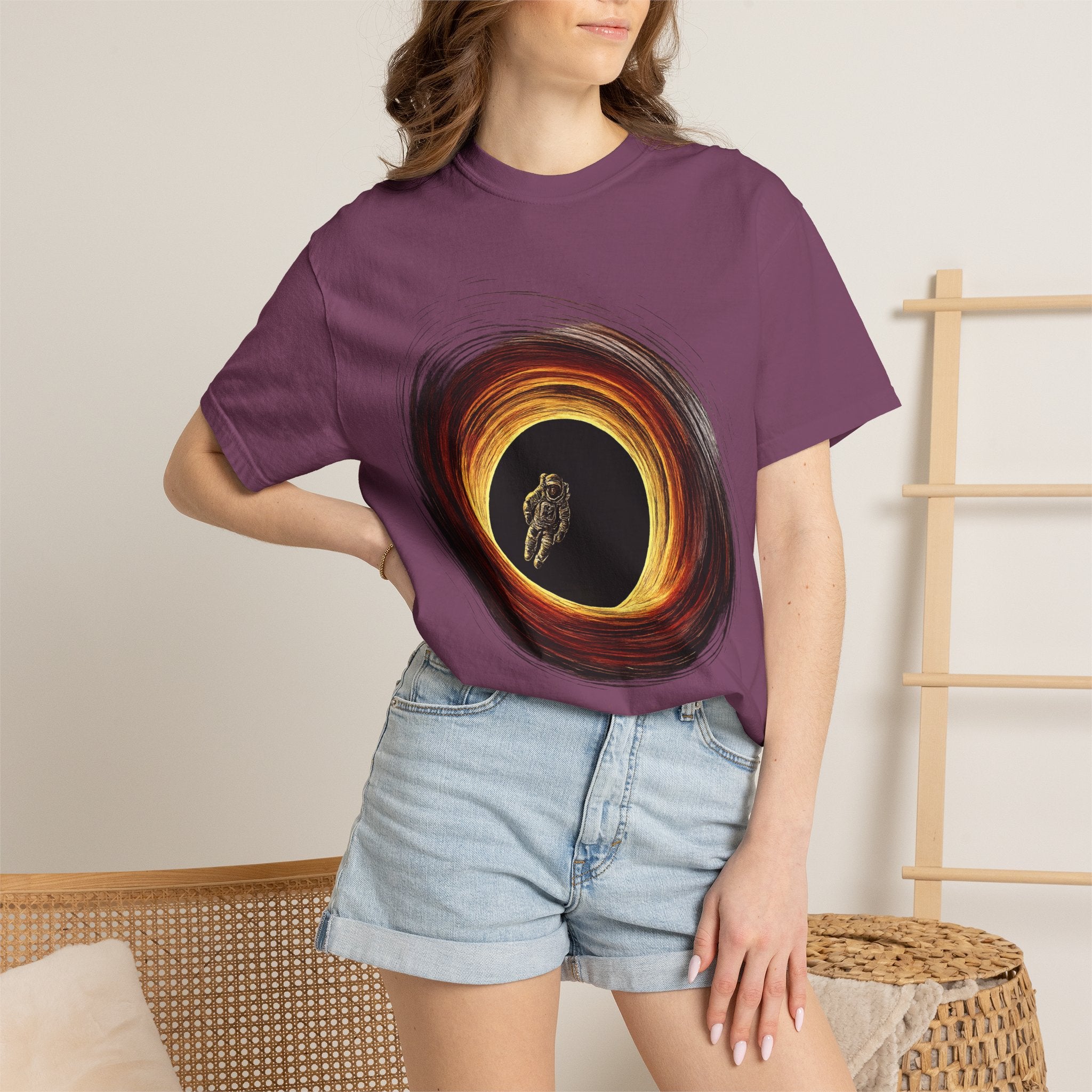 Astronaut Black Hole Graphic Tee