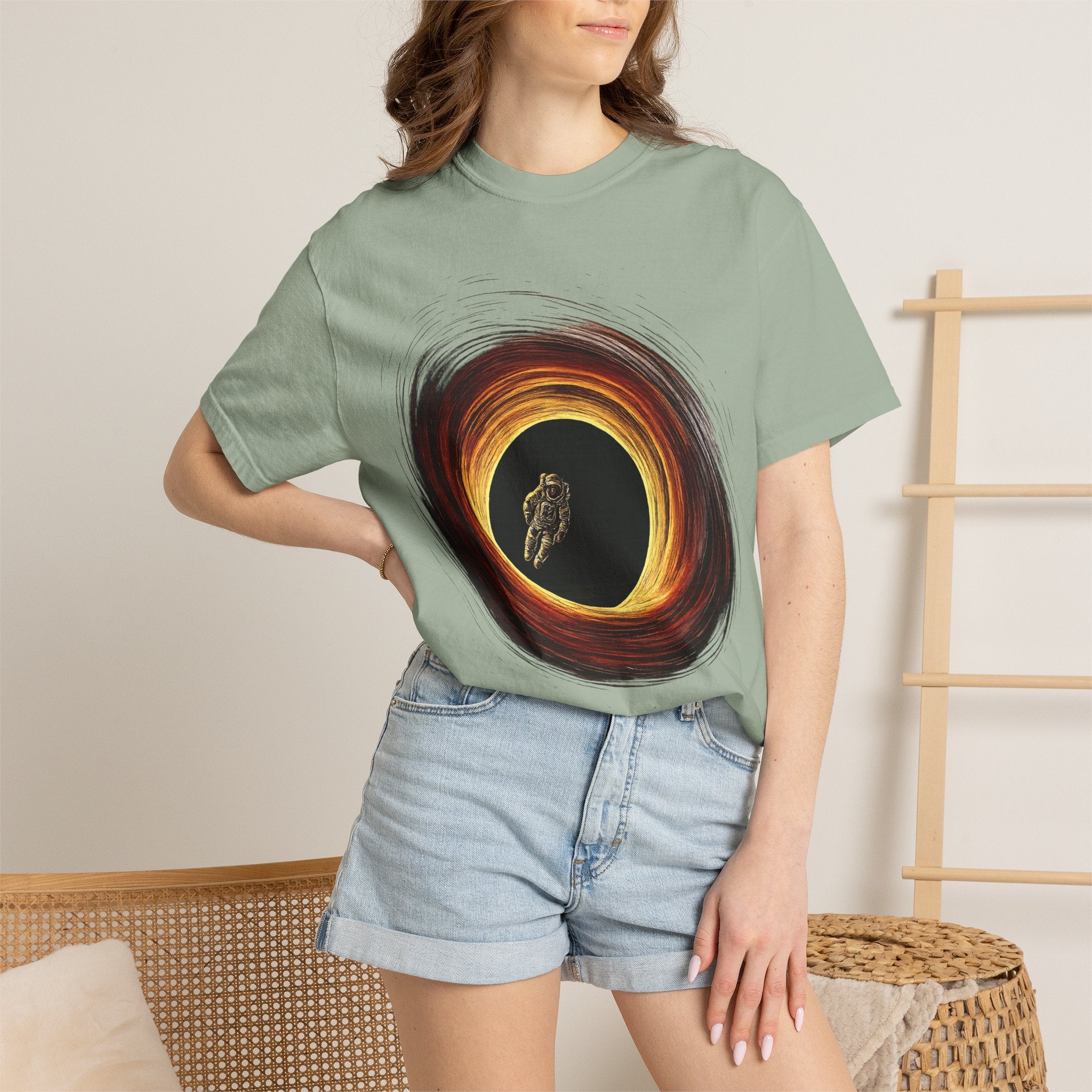 Astronaut Black Hole Graphic Tee