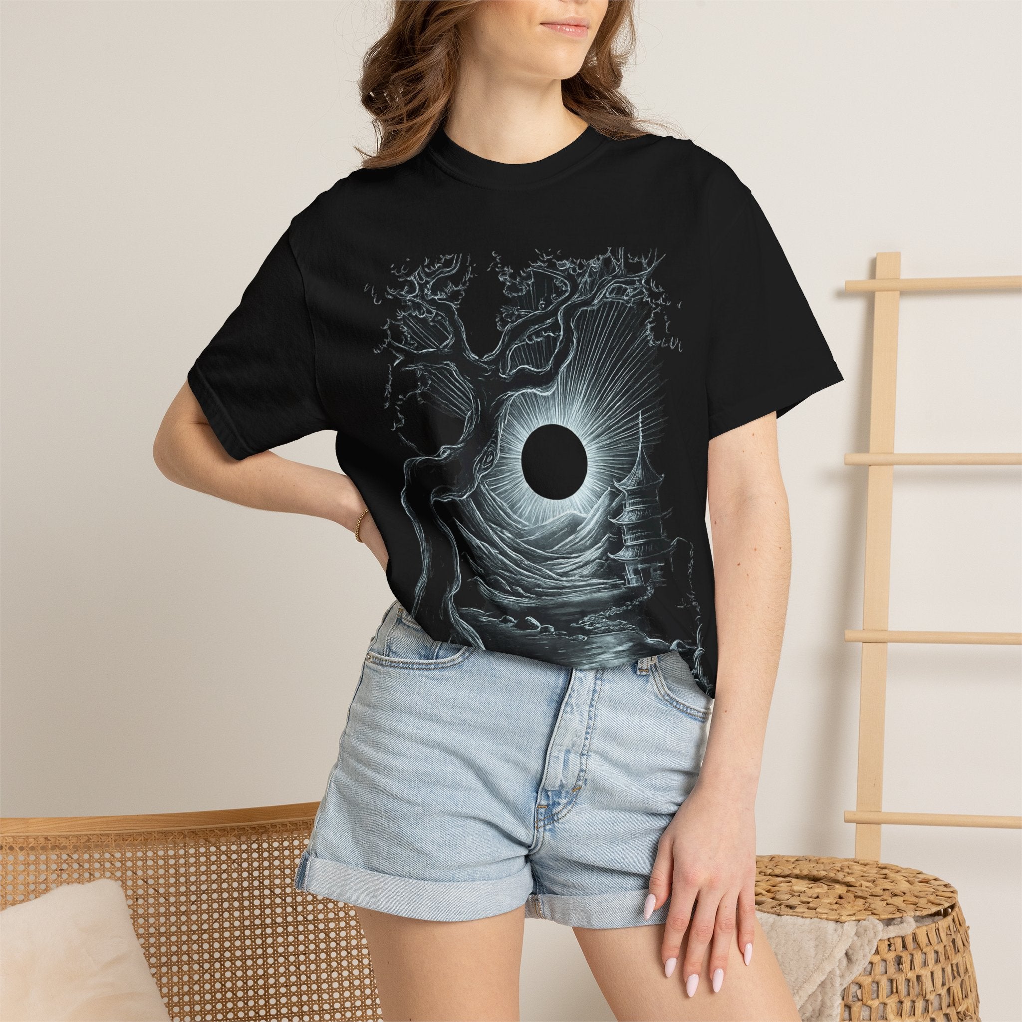 Lunar Refuge Japanese Art Tee